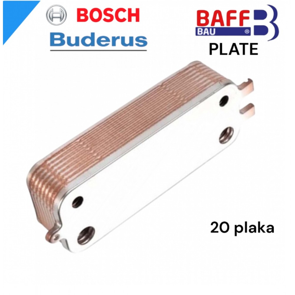 Bosch buderus 20 plaka Esanjör baff - plate 