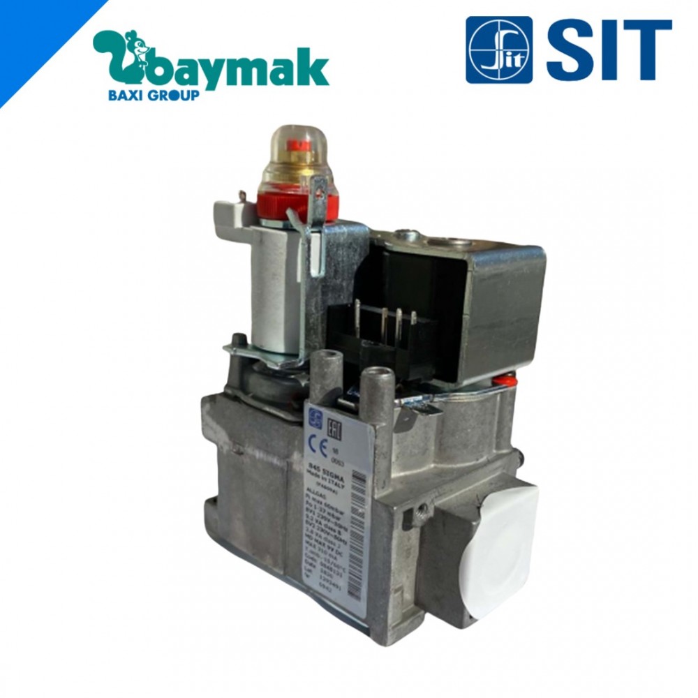Baymak Baxi Rekorsuz Gaz Valfi Beyaz Bobin