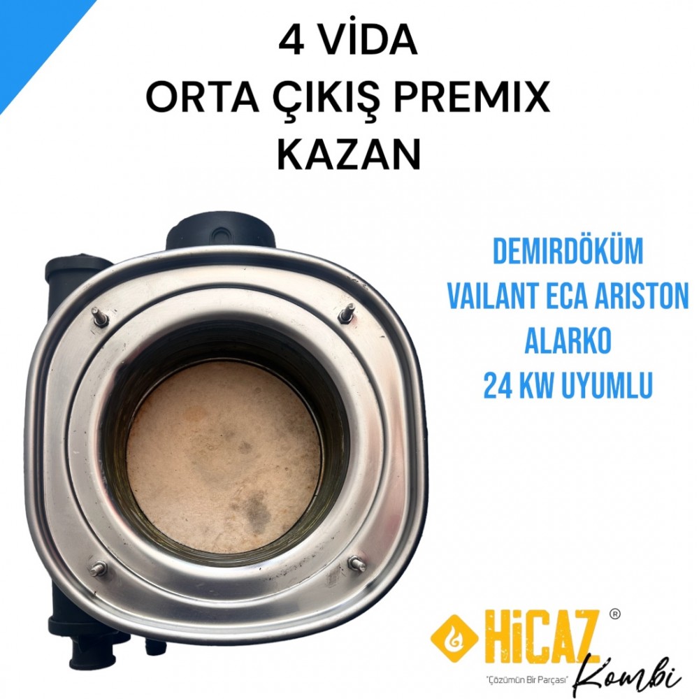 PREMIX kazan 4 vida orta çıkış