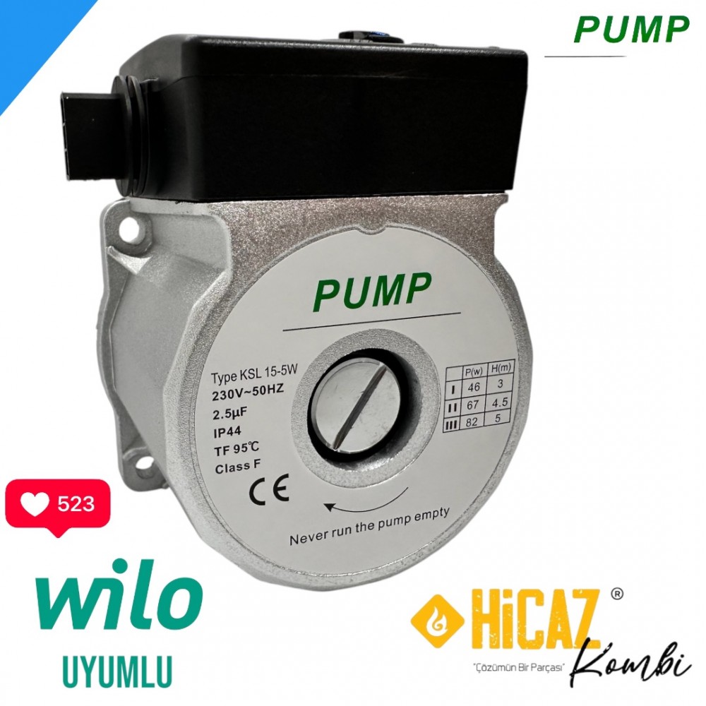 Pump Sirkilasyon pompası Wilo uyumlu