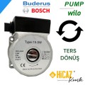 Pump wilo ters dönüş Bosch Buderus uyumlu sirkilasyon pompası