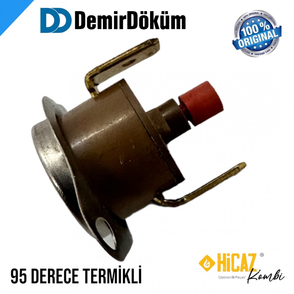Demirdöküm limit termostat 95 derece TERMİKLİ