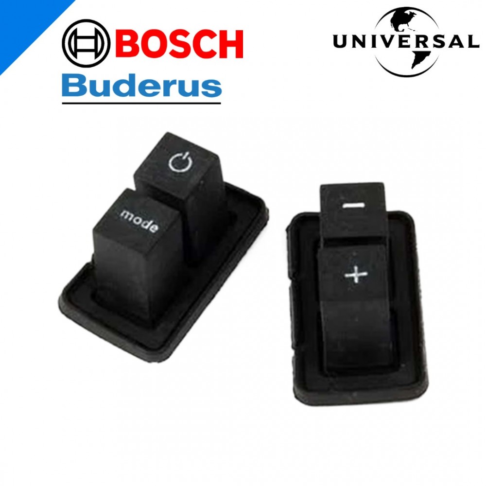 Bosch Buderus Buton Seti Siyah