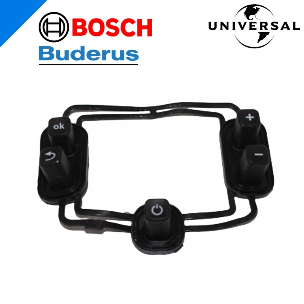 Bosch Buderus Buton Seti Siyah