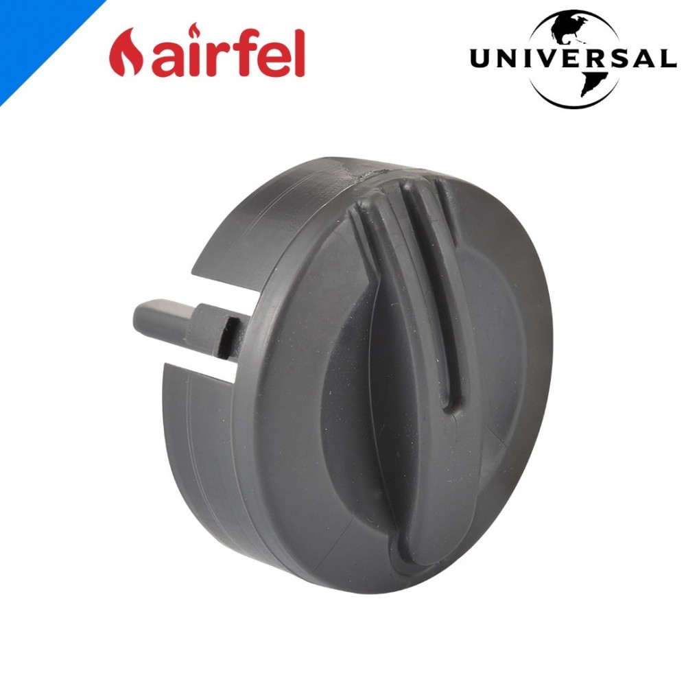 Airfel Düğme Gri
