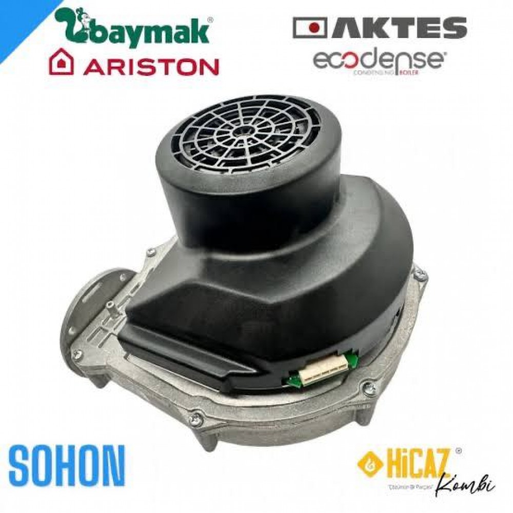 Baymak Lectus 115 kW sohon ithal kombi kazan fan