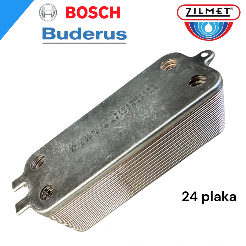Bosch buderus zilmet 24 plaka Esanjör
