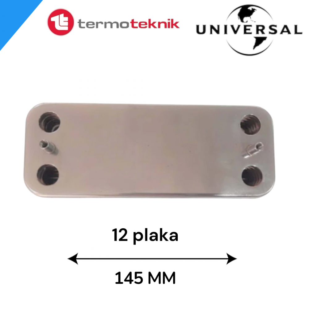 Termoteknik logic 12 plaka Esanjör üniversal