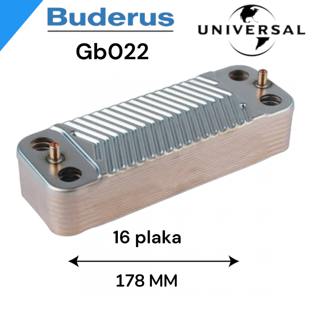 Buderus gb022 plaka Esanjör üniversal