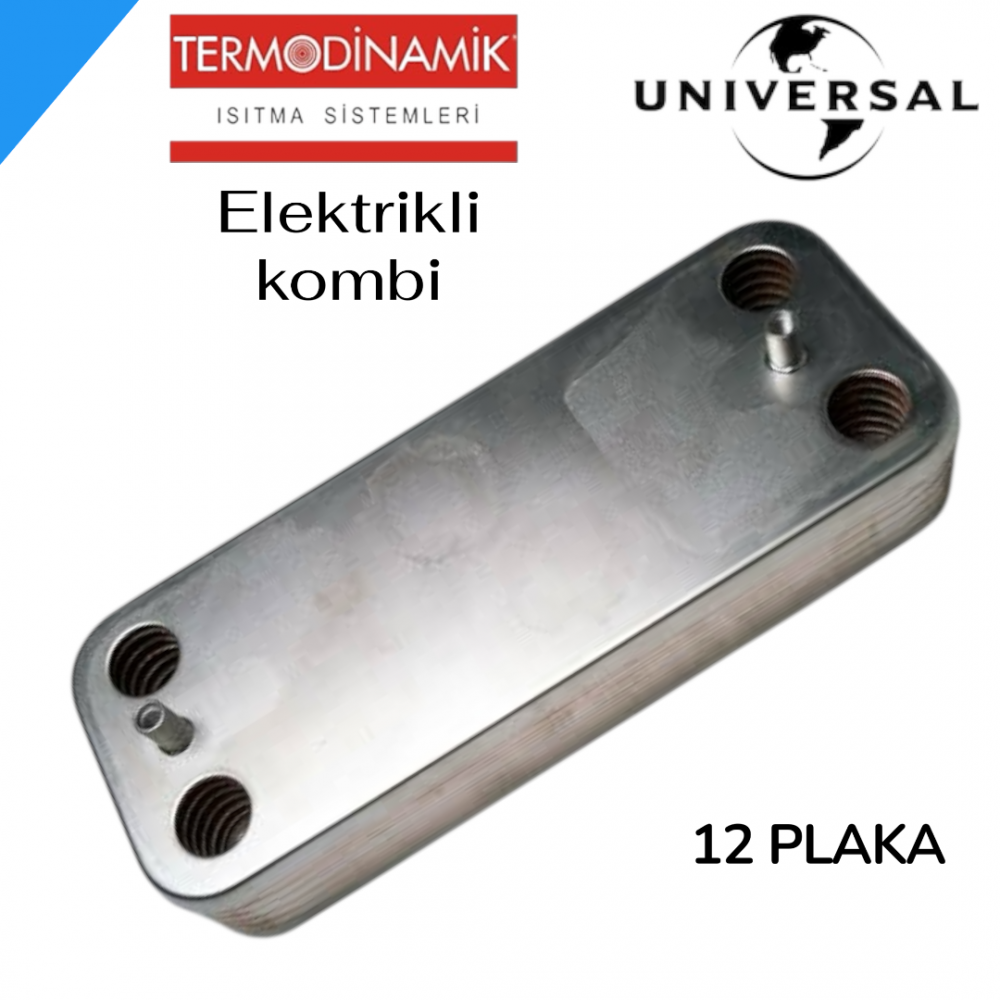 Termodinamik elektrikli kombi plaka Esanjör