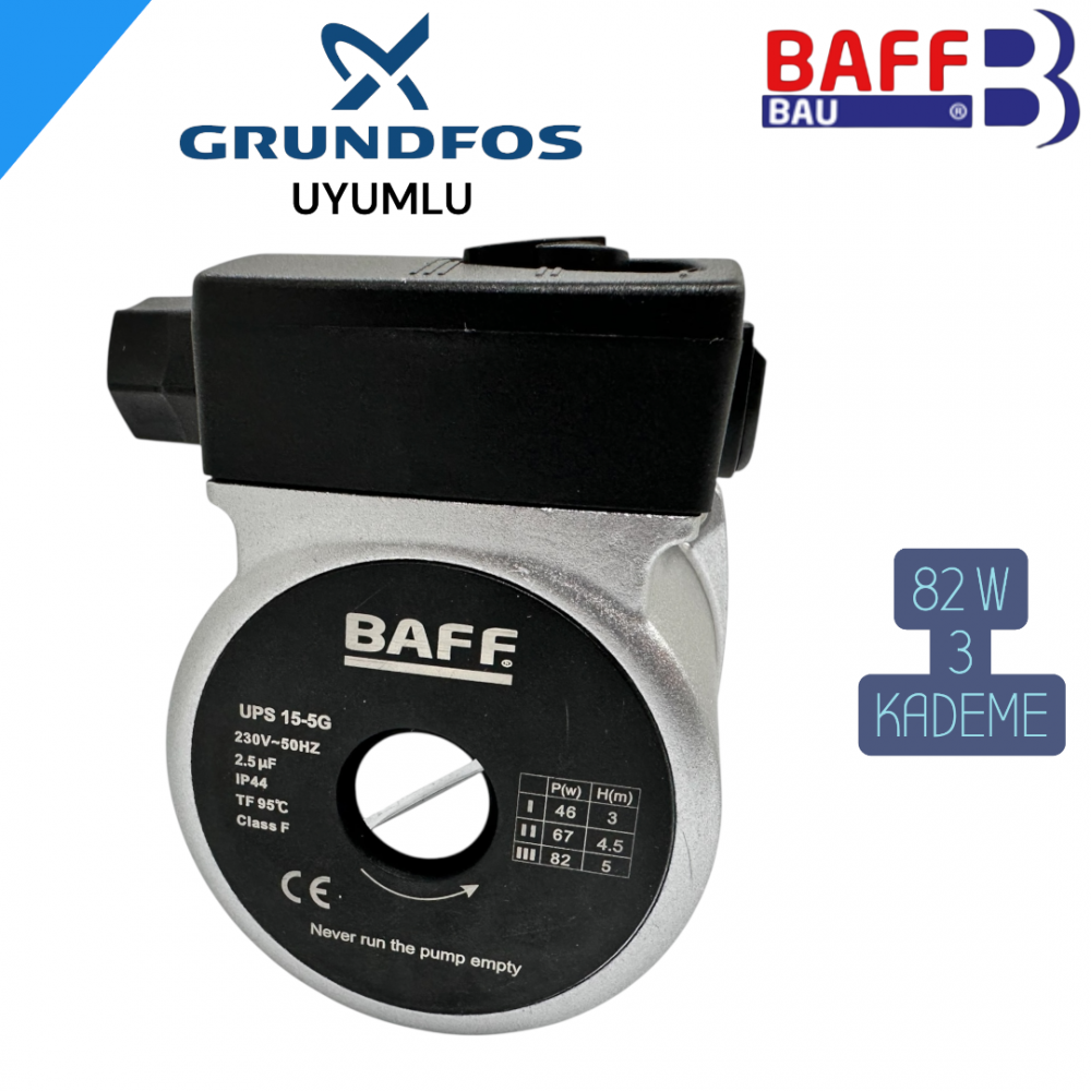 Baff grundfos uyumlu Sirkilasyon pompası 