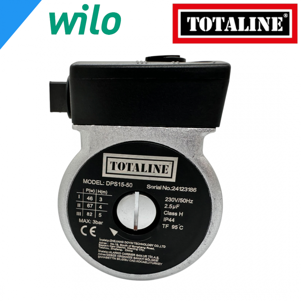 Totaline wilo uyumlu Sirkilasyon pompası
