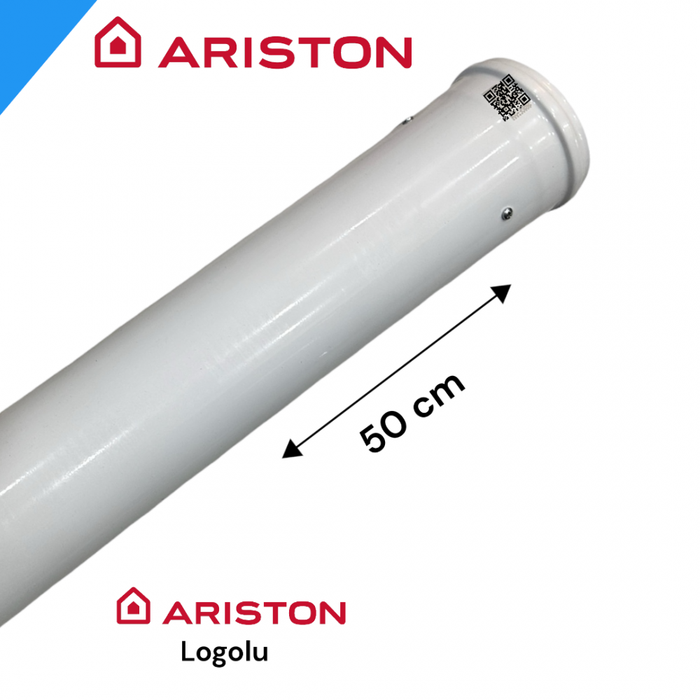 50 cm Yoğuşmalı baca uzatması logolu universal